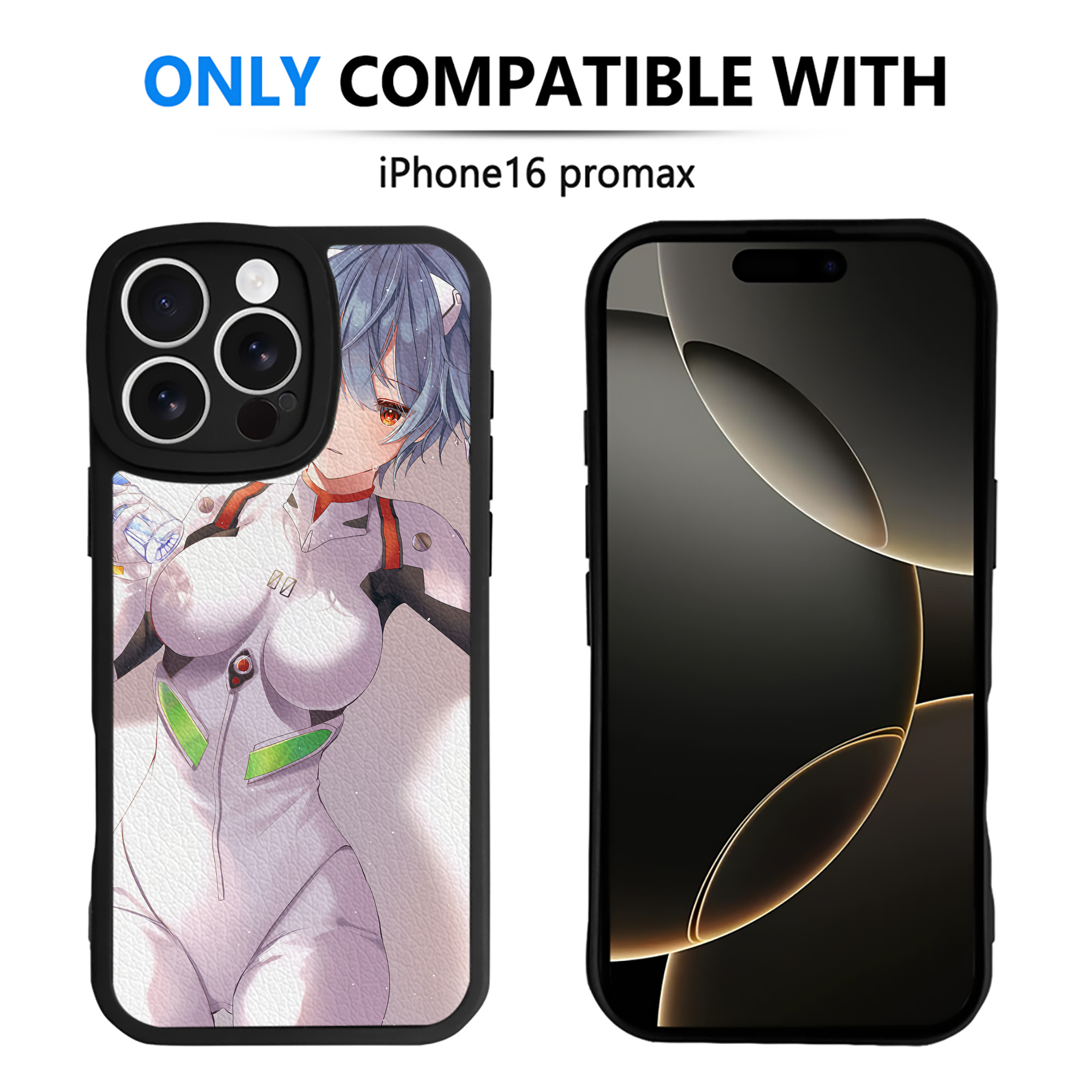 （画像用） EVA 新世紀エヴァンゲリオン 【iPhone 16シリーズ対応】シリコンスマホケース（レザー調） 材質：シリコン